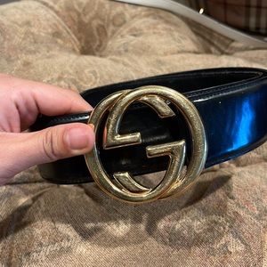 Vintage Gucci belt black
